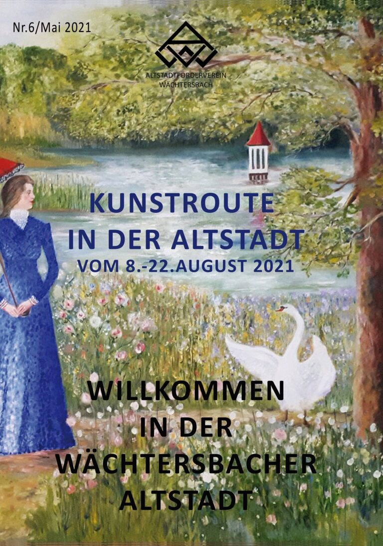 Titelbild Kunstroute Wächtersbach 2021 Magazin